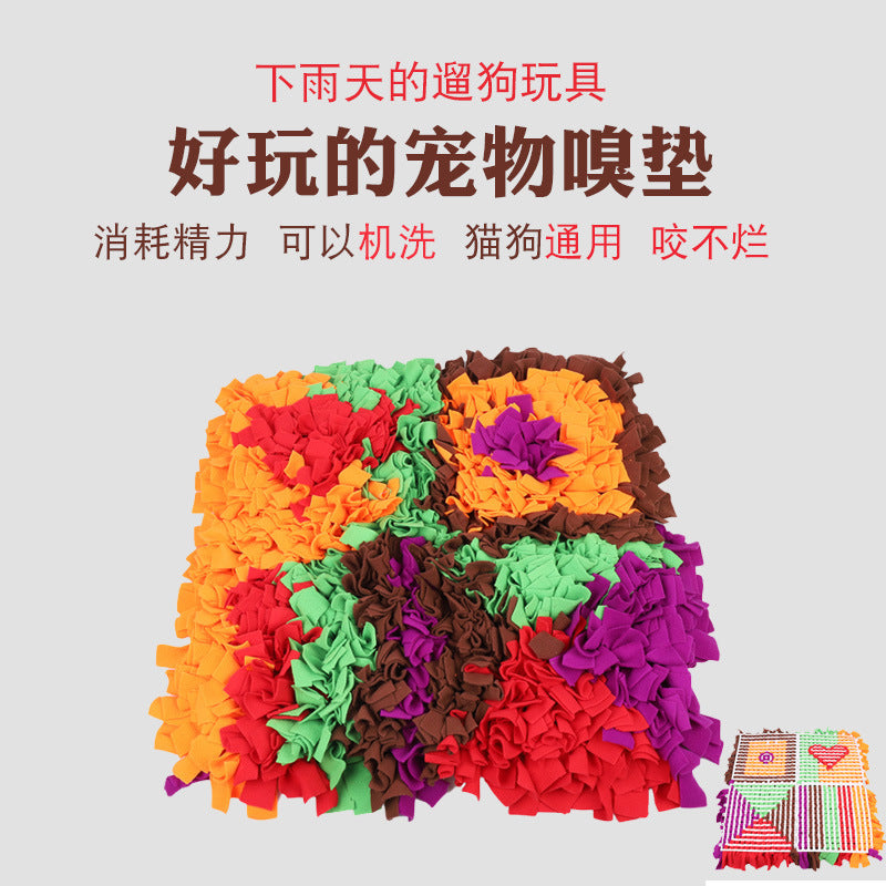 Hot Sale Funny Non Slip Washable Interactive Puppy Pet Treat Stress Relief Feeding Food Slow Feeder Lick Pad Cat Dog Snuffle Mat-132