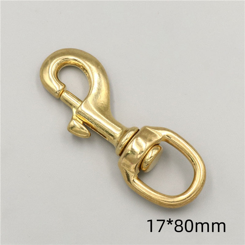 Solid brass swivel snap hook for dog pets-74