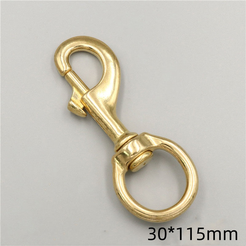Solid brass swivel snap hook for dog pets-74