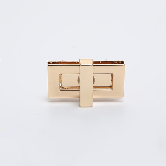 Gold plated metal lock fastener bag hardware twist lock for purse-77