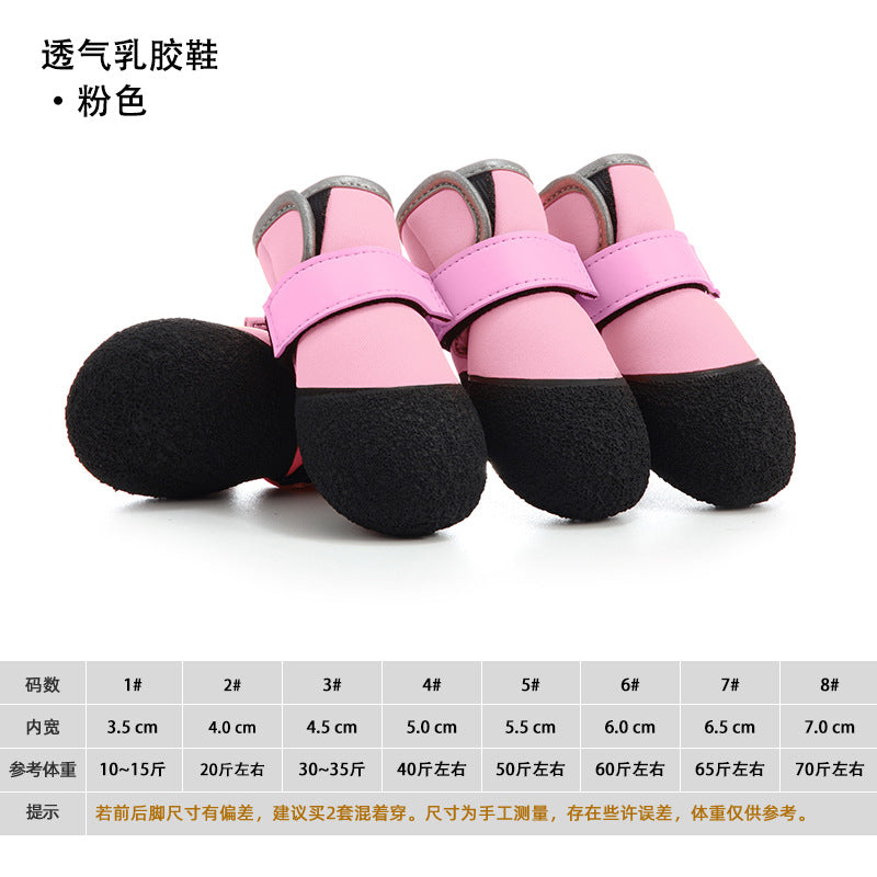 2025 Latest Design Multicolor Wetsuit Fabric Waterproof Warm Anti-slip Small Middle Size Pet Dog Shoes Booties-11