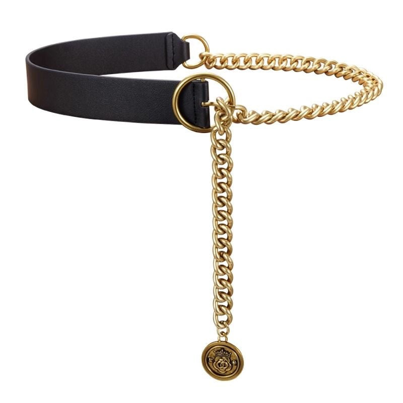 Popular Cowhide Ladies Waist Chain Belt Belts For Women Lady Fashion Leather Belt-8