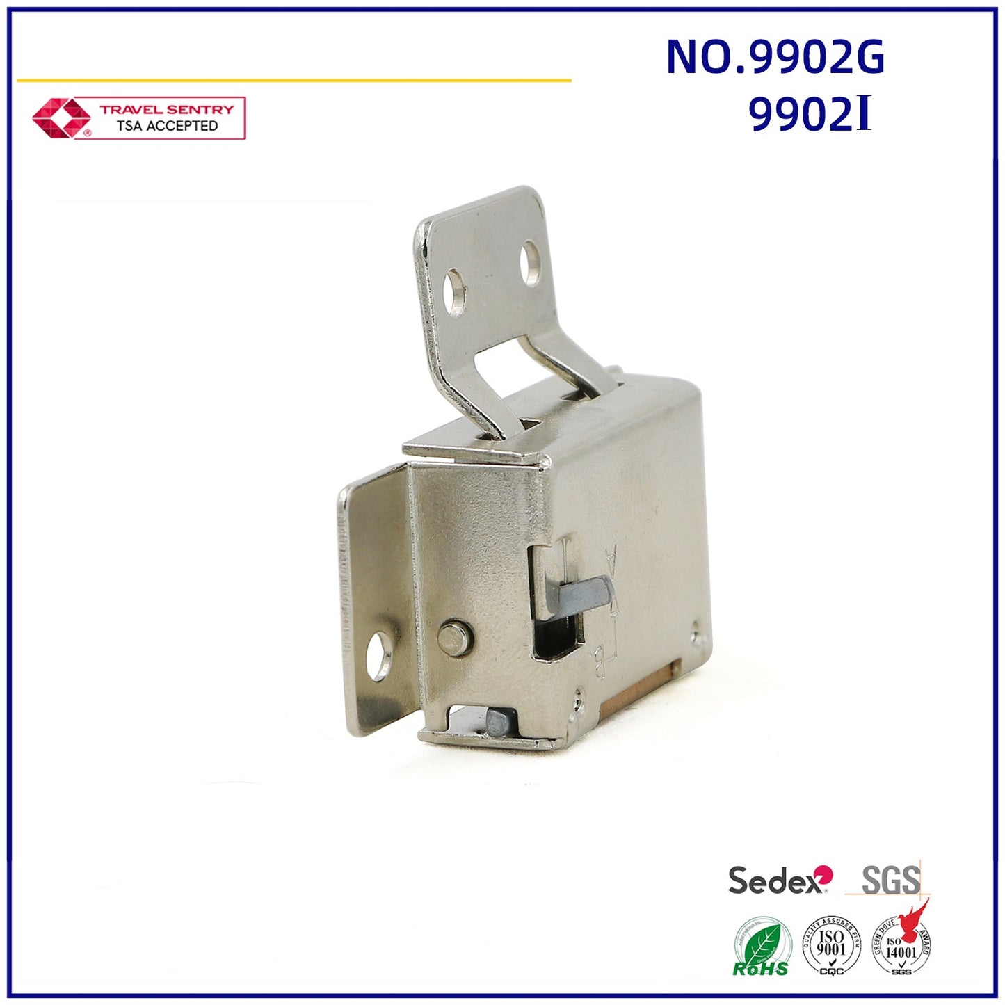 3-digit password security luggage lock protection box lock high quality metal jewelry built-in box lock-8