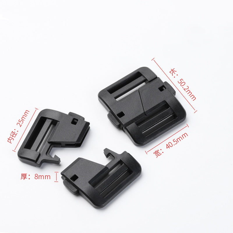 New Design 25mm Upgrade Thin Plastic Quick Release Buckle Bag Accessory KAM POM Blet Buckles For Garment Bags-85
