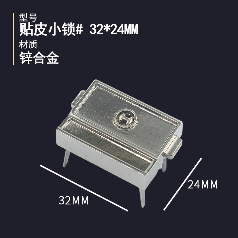 Factory Supply High-end Design Fashion Jewelry Box Lock Gold-86