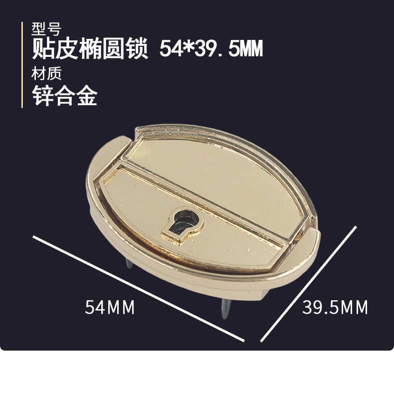 Factory Supply High-end Design Fashion Jewelry Box Lock Gold-86
