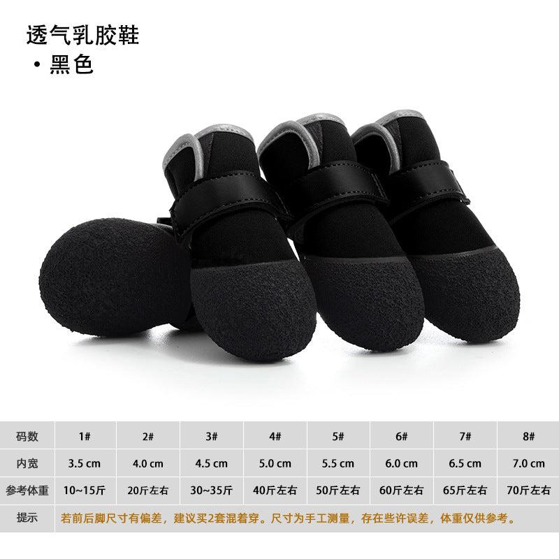 2025 Latest Design Multicolor Wetsuit Fabric Waterproof Warm Anti-slip Small Middle Size Pet Dog Shoes Booties-11