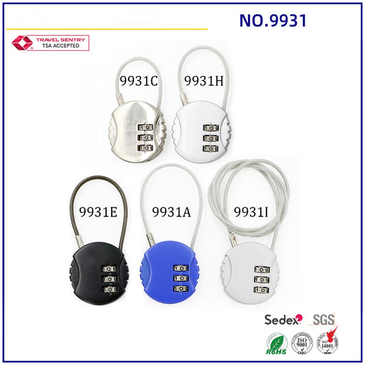 Mechanical Master Lock Combination Mailbox lock Luggage smart padlock-9
