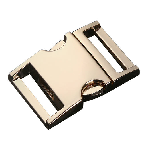 38Mm Belt Brass Custom Logo Quick Gold Metal Side Release Buckles Wholesale For Leather Bracelets-9