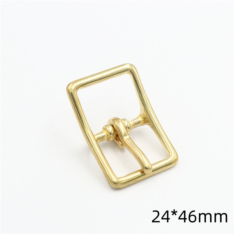 13-25mm Solid Brass Pin Belt Buckle Leather Strap-93