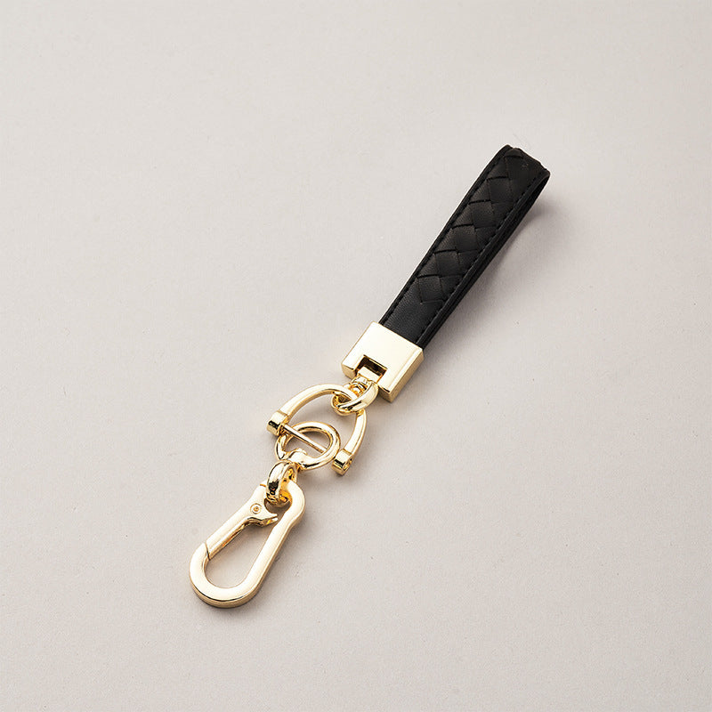 Custom Gift Car Keychain Leather Zinc Alloy Car Keychain Leather Key Holder-94