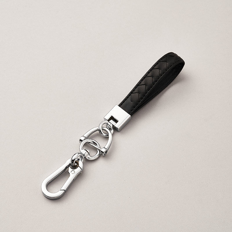 Custom Gift Car Keychain Leather Zinc Alloy Car Keychain Leather Key Holder-94