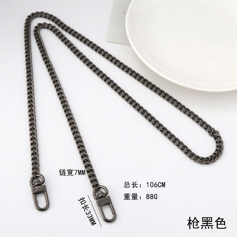 Wholesale Men Women Personalized Custom Gold Plated Black Silver Stainless Steel Square Pearl Neck Chain-99